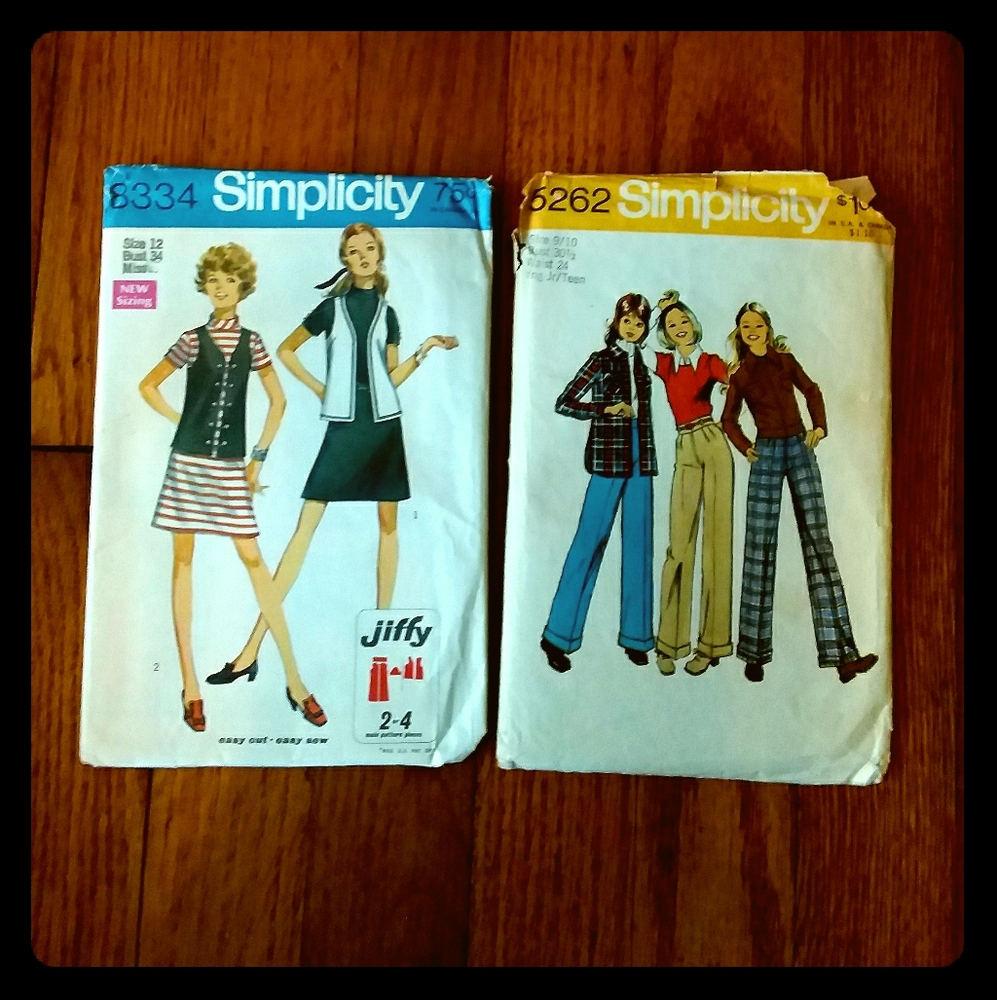 Simplicity vintage patterns